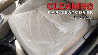 Car Seat Cover Leather Cleaning at Home  Ghar pe kaise saaf kare Car ke seat covers [upl. by Maryrose]