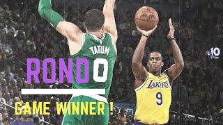 Rajon Rondo Game Winner  Post Game Interview [upl. by Wehtta]