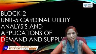 Cardinal Utility Analysis [upl. by Yelats]