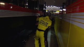 Sparks fly between Kenseth Keselowski after race [upl. by Ainosal]