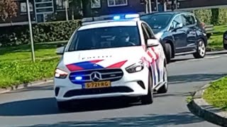 P1 Politie Bklasse naar een ongeval op het birdplein in Leeuwarden [upl. by Turtle]