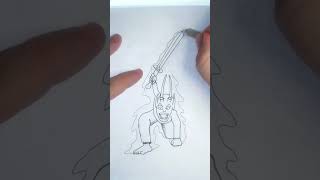 Drawing a Cursed Sword for Dungeons amp Dragons and Swordtember2024 [upl. by Castra]