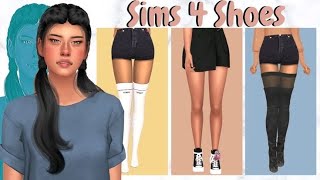 Sims Shoes CC Folder  The Sims 4 custom content free download link 🐥 [upl. by Suhail481]