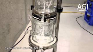 AG Filter reactor bubble test  1 L [upl. by Asilegna796]