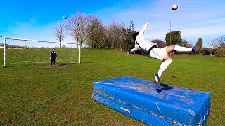 SCORING CRISTIANO RONALDOS INCREDIBLE BICYCLE KICK GOAL ft Chris MD [upl. by Ilehs]