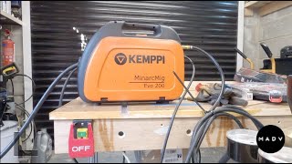 Welding Aluminium with the Kemppi MinarcMig Evo 200 [upl. by Disraeli739]