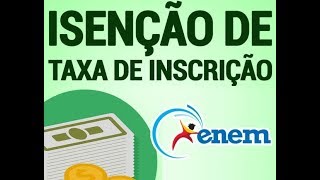 Pedido de Isenção do Enem 2019 Mudou Veja  Prof Nildo Mello [upl. by Dolli637]