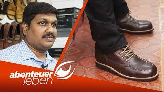 Maßgeschneiderte Schuhe für 50€ Indischer Schuhmacher im Test  Abenteuer Leben  kabel eins [upl. by Brodie933]