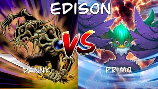 Yugioh Diva Zombies vs Blackwings Edison Format Gameplay at Card Addiction [upl. by Grimbly]