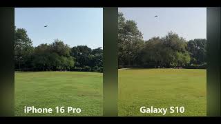 Galaxy S10 vs iPhone 164K video Test [upl. by Erehs676]