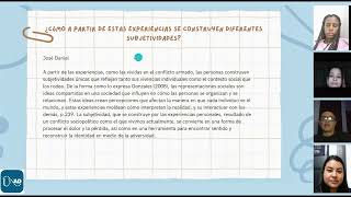 Etapa 3 Construcción de Subjetividades en el conflicto Armado de Colombia [upl. by Thayer]