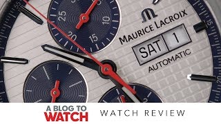 Maurice LaCroix Aikon Automatic Chronograph Limited Edition Watch Review  aBlogtoWatch [upl. by Ssew]