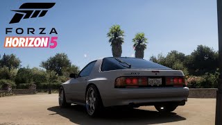 HOW TO GET THE RX7 FC  FORZA HORIZON 5 [upl. by Valenba]