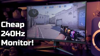 AOC C27G2ZU review A cheap 240Hz monitor [upl. by Bradway130]