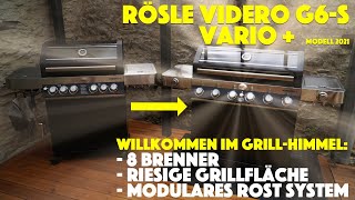 Rösle Videro G6S Vario  Modell 2021 Aufbau und erster Eindruck des neuen Gasgrills  deutsch [upl. by Sadira]