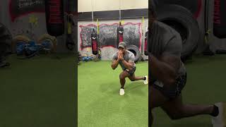 Lateral lunge to curtsey lunge [upl. by Erwin234]