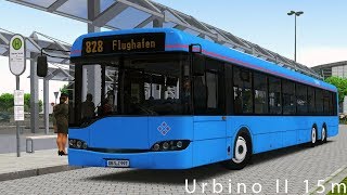 OMSI 2 Ahlheim amp Laurenzbach Updated Line 828 to Flughafen Airport Terminal [upl. by Enelear]