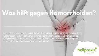 Was hilft gegen Hämorrhoiden [upl. by Park896]