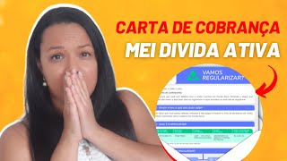 MEI DIVIDA ATIVA  DAS EM ATRASO  Recebi a CARTA REGULARIZE e agora [upl. by Hserus]