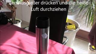 Haushaltstip Inhalator mit Kamille Dampf schnell selber machen [upl. by Annoeik750]