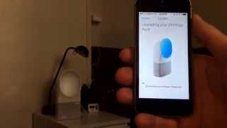 Unboxing setup and first look at the Withings Aura sleep tracking device [upl. by Ylliw]