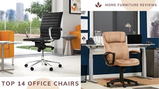 TOP 14 OFFICE CHAIRS ON WAYFAIR  REVIEWS [upl. by Morganne994]