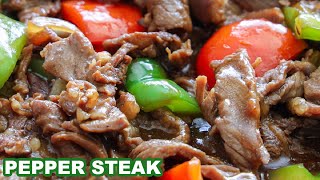 How To Make The BEST Pepper Steak Recipe [upl. by Zannini345]