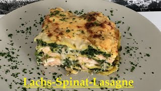 Spinat  Lachs  Lasagne Thermomix® TM6  TM5  TM31 [upl. by Ynots158]