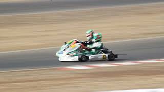 KA3 SENIOR LIGHT FINAL VICTORIAN KART CHAMPIONSHIP PUCKAPUNYAL GO KART TRACK 14TH APRIL 2019 [upl. by Seraphine]