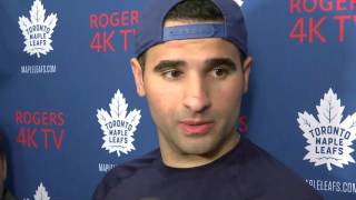 Maple Leafs PostGame Nazem Kadri  March 22 2017 [upl. by Elttil391]