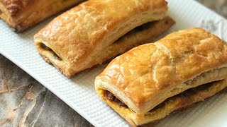 Veg puffs recipe  bakery style vegetable puffs recipe  iftar recipes [upl. by Mellman]