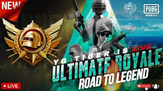 🔴 PUBG MOBILE Live Ultimate Royal  YG Tiger PUBG is live  iPad M4 Gaming 🔥 [upl. by Nahtiek526]