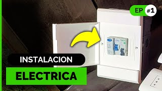 INSTALACIÓN ELÉCTRICA DE UNA CASA paso a paso ⚡🏠 1 Cómo armar el Tablero Eléctrico [upl. by Erolyat]