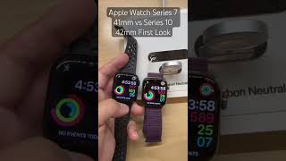 Apple Watch Series 7 vs Series 10 First Look Comparison applewatch applewatchseries10 series7 [upl. by Kalil]