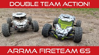 Arrma Fireteam 6S DoubleTeam Action Max82 amp Max6Rocket [upl. by Dunlavy]