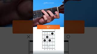 How to play the C7 Chord on Guitar open 7th chord Shorts [upl. by Aika42]