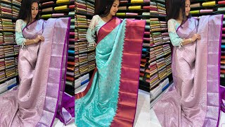 Brocade Silk saree New Collections chickpetsilksarees brocadesilk onlineshopping [upl. by Whiffen]