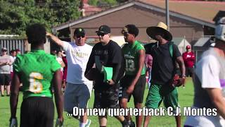 Long Beach Poly Football at St Anthony 7On7 Scrimmage [upl. by Loredo]