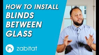 How to Replace Door Glass with Blinds Between Glass  Enclosed Blinds [upl. by Benge]