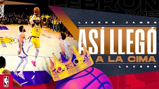 Las canastas que marcaron la historia de LeBron James como MÁXIMO ANOTADOR DE LA NBA [upl. by Archy]