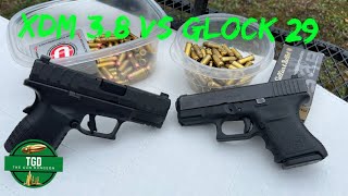 Glock 29 vs Springfield XDM 38  10mm Carry Gun Head to Head Comparison [upl. by Lamrouex]