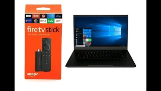 How To Cast Computer To Firestick  Screen Mirror Windows 10 PC Laptop to Firestick Amazon Fire TV [upl. by Ettenotna972]