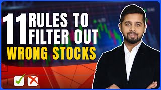 11 rules to “avoid” investment in quotwrong stocksquot  Fundamental Analysis of stocks [upl. by Simonette]