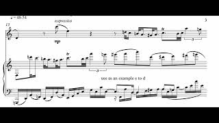 Violin sonata no1 2nd mov excerpt [upl. by Eceirehs]