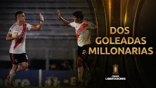 Las dos GOLEADAS HISTÓRICAS de RIVER PLATE  CONMEBOL Libertadores [upl. by Bartholomew10]