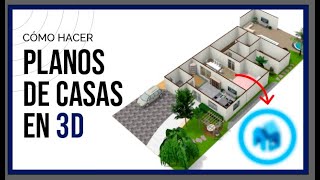 👷‍♂️ Cómo hacer PLANOS de casas en 3D  Programa GRATUITO 👍  Tutorial FloorPlanner [upl. by Terence]