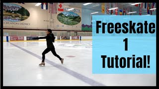 Learn to Skate Freeskate 1 Tutorial [upl. by Attelrahs]