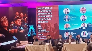 Panel DiscussionPart 01 Responsible AI and Good Governance Integrating AI in Public Services [upl. by Aikehs519]