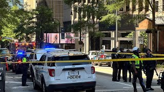 Atlanta police mayor provide update after downtown Atlanta shooting [upl. by Linus]