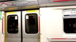 Hong Kong MTR Tsuen Line  Inside train going to Tsuen Wan [upl. by Yorle]